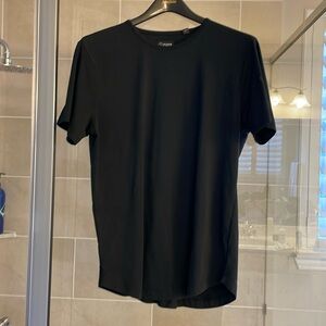 Cuts Curved Hem T-Shirt